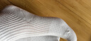 親相見(jiàn)純棉女襪夏季薄款網(wǎng)眼透氣防臭7A抗菌透氣排汗白色女士中筒襪 曬單實(shí)拍圖