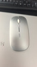 英菲克（INPHIC）M1無(wú)線(xiàn)鼠標可充電辦公藍牙三模電量顯示靜音便攜適用于惠普華碩蘋(píng)果IPAD筆記本電腦無(wú)限輕音 【無(wú)線(xiàn)-2.4G電量顯示增強版】Ty-C充電太空銀 曬單實(shí)拍圖