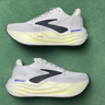 布魯克斯（BROOKS）Glycerin甘油MAX 超級甘油男女跑步鞋緩震舒適休閑運動(dòng)鞋跑鞋 男款 灰色/黑色/熒光黃綠 42 曬單實(shí)拍圖