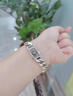 BJYL定制刻字古巴手鏈男士潮流時(shí)尚粗鏈手環(huán)飾品男生日禮物送男友老公 手鏈 曬單實(shí)拍圖