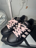 adidas DAILY 4.0舒適百搭復古休閑板鞋男女新款阿迪達斯輕運動(dòng)   黑色/淺粉   40 曬單實(shí)拍圖