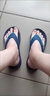 回力（Warrior）人字拖男款防滑夾腳拖鞋厚底人字拖沙灘三角洗澡拖鞋男款 藍 39 曬單實(shí)拍圖