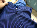 羅蒙（ROMON）條紋加絨襯衫男士保暖長(cháng)袖襯衣秋冬商務(wù)休閑中青年百搭一體絨加厚 自由搭配備注【兩件裝】 3XL碼 145斤-160斤 曬單實(shí)拍圖