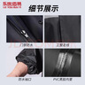 樂(lè )優(yōu)佰易 反光成人雨衣套裝分體式 C牛津布單帽檐 M 防暴雨含雨褲騎車(chē)交通 曬單實(shí)拍圖