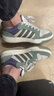 adidas ENTRAP美式校園風(fēng)運動(dòng)少年感復古籃球風(fēng)板鞋男女阿迪達斯   漢玉白/巖層橄欖綠/銀灰綠   41 曬單實(shí)拍圖