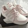 adidas COURTBEAT場(chǎng)下休閑籃球風(fēng)板鞋男女阿迪達斯官方輕運動(dòng)   白色/沙棕粉   38.5 曬單實(shí)拍圖