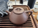 砂本源60目老紫泥子冶石瓢 精工半手宜興原礦紫砂壺茶具泡茶壺 光素 150ml 曬單實(shí)拍圖