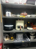 帥仕廚房用具置物架落地收納柜儲物柜多功能碗柜餐邊櫥柜微波爐烤箱架 高品質(zhì)一體支架【加高加厚款】灰6層長(cháng)120深44 曬單實(shí)拍圖