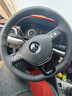 億豐帆大眾方向盤(pán)套真皮手縫朗逸plus寶來(lái)速騰polo途岳邁騰途觀(guān)探歌凌渡 頭層牛皮-黑皮黑線(xiàn)【2邊打孔】 曬單實(shí)拍圖