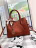 妙麗牛皮包包女包紅色手提新娘婚包品牌斜挎生日禮物高級感送女友老婆 曬單實(shí)拍圖