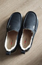 公牛世家男鞋春季新款舒適軟底男士休閑皮鞋一腳蹬懶人鞋上班通勤鞋子 曬單實(shí)拍圖
