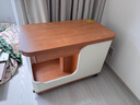 芝華仕（CHEERS）可移動(dòng)小茶幾邊幾沙發(fā)邊柜折疊升降多功能家用2025新款BJ12原木色 曬單實(shí)拍圖