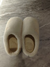 樸西扶桑棉拖鞋簡(jiǎn)約女士冬天室內家居保暖毛絨拖鞋情侶奶油黃;40-41 曬單實(shí)拍圖