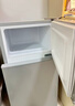 新飛冰箱小型租房用 一級能效冷 藏冷凍兩用1-2人家用小冰箱 出租房雙門(mén)電冰箱辦公室兩門(mén) 26年升級 76A128一級能效【保鮮盒款】銀 曬單實(shí)拍圖