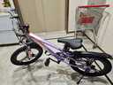 鳳凰官方旗艦店兒童自行車(chē)男女變速青少年學(xué)生山地車(chē)碟剎賽車(chē) 星際 粉紫【單速】三刀輪 20寸【適合125-160cm】 曬單實(shí)拍圖