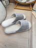 紅豆亞麻拖鞋男士2026新款四季家居室內靜音防滑吸汗不臭腳棉麻拖鞋女 灰色 44-45 適合43-44（內長(cháng)270MM） 曬單實(shí)拍圖