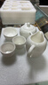 原和羊脂玉白瓷茶具套裝家用高檔辦公室會(huì )客喝泡茶壺整套陶瓷功夫茶杯 曬單實(shí)拍圖