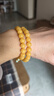 拉韞翡音老蠟妖花蠟蜜蠟手串多圈圓珠手鏈DIY女款搭配南紅碧玉手編飾品 8mm多圈蜜蠟（附證書(shū)） 曬單實(shí)拍圖