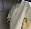 童泰（TONGTAI）嬰兒和服半背衣純棉四季0-3個(gè)月新生兒衣服寶寶居家上衣2件裝 黃色（雙層護肚款） 52 碼(建議0-2個(gè)月身高50-55cm) 曬單實(shí)拍圖