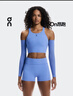 On昂跑 Performance Crop 2026 春夏新品女款跑步短款背心 Sailor 水手藍 M 曬單實(shí)拍圖