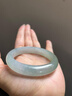 鐲麗人【秋風(fēng)吹舊夢(mèng)】正品天然冰種飄花a貨高端翡翠玉鐲手鐲子真玉女款 56mm-58mm（ 一物一證 假一賠三） 曬單實(shí)拍圖