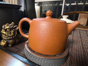 藏壺天下宜興紫砂壺名家純手工泡茶壺原礦老料梨皮朱泥家用功夫茶具西施壺 漢鐸 240ml 曬單實(shí)拍圖
