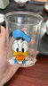 迪士尼(Disney)玻璃杯反口杯星星米奇高顏值正版杯子女生水杯 唐老鴨反口杯 350ml 曬單實(shí)拍圖