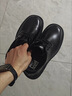 馬登德比鞋男款厚底增高黑色大頭皮鞋男通勤百搭cleanfit休閑工裝鞋子 亮面黑 【偏大一碼&5cm增高/光澤感/男士正裝鞋】 39 男碼 曬單實(shí)拍圖