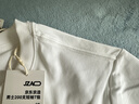 京東京造100支t恤男士高端打底衫內搭春季新款上衣服男裝短袖暖晝白S 曬單實(shí)拍圖