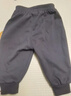嘟嘟家男童休閑褲春裝兒童舒適針織褲子女童春季百搭長(cháng)褲寶寶洋氣束腳褲 碳灰色 90 曬單實(shí)拍圖