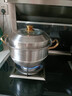 RSRDDY德國品牌蒸煮燉多功能蒸鍋蒸籠316不銹鋼多層家用鍋2026年新款 【304蒸片-316特厚底】雙層蒸鍋（1-3人用） 28cm 曬單實(shí)拍圖