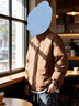 羅蒙棉服日系立領(lǐng)棉衣男士秋冬季加厚面包服衣服外套男 深咖啡 2XL 曬單實(shí)拍圖