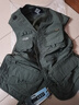 JEEP SPIRIT吉普夏季速干網(wǎng)眼馬甲男戶(hù)外休閑多口袋馬夾攝影記者釣魚(yú)大碼背心 軍綠色 L 建議體重150斤左右 曬單實(shí)拍圖