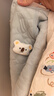婧麒（JOYNCLEON）嬰兒連體衣保暖夾棉嬰幼兒寶寶衣服秋冬爬服哈衣套裝 Jlt200702 曬單實(shí)拍圖