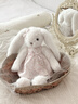 SOFT LIFE春萌 小兔子公仔毛絨玩具安撫玩偶兒童抱睡娃娃生日禮物送女孩 小兔子春萌陪伴玩偶 站高約30CM 【小小的好抓握】 曬單實(shí)拍圖