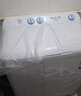 海爾（Haier）半自動(dòng)雙桶雙缸洗衣機 12KG大容量  強力去污洗大件 一級能效家電國家補貼以舊換新 XPB120-81D2 曬單實(shí)拍圖
