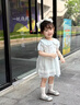 班喜迪女童連衣裙夏裝2026新款洋氣寶寶公主裙周歲禮服夏季薄款兒童裙子 藍色 80 曬單實(shí)拍圖