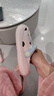 幸?，旣悾–heerful Mario）女童寶寶洞洞鞋兒童公主拖鞋夏季軟底透氣1-3歲2嬰幼兒男童涼拖鞋 曬單實(shí)拍圖