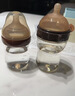 世喜奶瓶新生兒0-6-9個(gè)月以上防脹氣嬰兒仿母乳安撫奶嘴(160ml+300ml) 曬單實(shí)拍圖