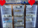 新飛 （Frestec）展示柜冷藏保鮮柜酒水飲料冰柜雙開(kāi)門(mén)冷藏柜酒店冷藏保鮮柜超市直冷玻璃門(mén)風(fēng)冷無(wú)霜冰箱立式冷柜 大三門(mén)上機1300L 【鋁合金門(mén)】【4D風(fēng)冷無(wú)霜】 曬單實(shí)拍圖