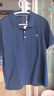 哈吉斯（HAZZYS）男裝 26新款夏季【涼感】翻領(lǐng)t恤男上衣短袖POLO衫男ASTZE0DBX18 藏青色NV 2XL （185/104A 52） 曬單實(shí)拍圖