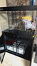 閩江（minjiang）魚(yú)缸水族箱極簡(jiǎn)ins風(fēng)客廳家用落地底濾生態(tài)造景觀(guān)賞魚(yú)生態(tài)金魚(yú)缸 經(jīng)典沉穩黑（常規款） 長(cháng)100x寬34x高152cm【進(jìn)階超白玻璃】 曬單實(shí)拍圖