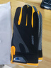 炫世檸檬 手套男戶(hù)外登山攀巖防滑耐磨全指手套徒步爬山夏防曬運動(dòng)騎行女 黑橙色 斜條紋  L 曬單實(shí)拍圖