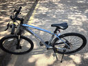喜德盛山地自行車(chē)英雄280/英雄300鋁合金車(chē)架27速變速鎖死前叉27.5輪徑 英雄300光感灰/銀17.5(身高175-190） 曬單實(shí)拍圖