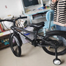 COSCO LE兒童自行車(chē)腳踏車(chē)山地單車(chē)新款3-4-6-8-10歲男孩女生日禮物 騎士灰【山地車(chē)把+輔助輪+98%已安裝】 18寸適合身高【115-135cm】 曬單實(shí)拍圖