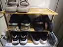 安爾雅簡(jiǎn)易鞋架多層省空間家用門(mén)口入戶(hù)窄小型竹鞋柜拼裝組合 3層47 曬單實(shí)拍圖