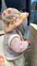 Kocotreekk樹(shù)兒童帽子防曬大帽檐男童女童寶寶遮陽(yáng)帽印花時(shí)尚漁夫帽 曬單實(shí)拍圖