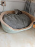 華元寵具（hoopet）貓窩四季通用貓咪床狗狗窩秋冬季保暖寵物沙發(fā)小型犬可拆洗睡墊子 曬單實(shí)拍圖
