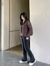 波司登（BOSIDENG）26春季輕薄羽絨服防風(fēng)鎖溫女士輕暖鵝絨短款外套B260135054 焦糖咖7637 M 165/88A 體重約110-120斤 曬單實(shí)拍圖