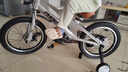 鳳凰兒童自行車(chē)男女小孩初學(xué)腳踏車(chē)鎂合金輔助輪自行車(chē) 法拉利山地車(chē) 輻條輪銀色-碟剎-輔助輪+車(chē)燈 16寸【適合105-140cm】 曬單實(shí)拍圖